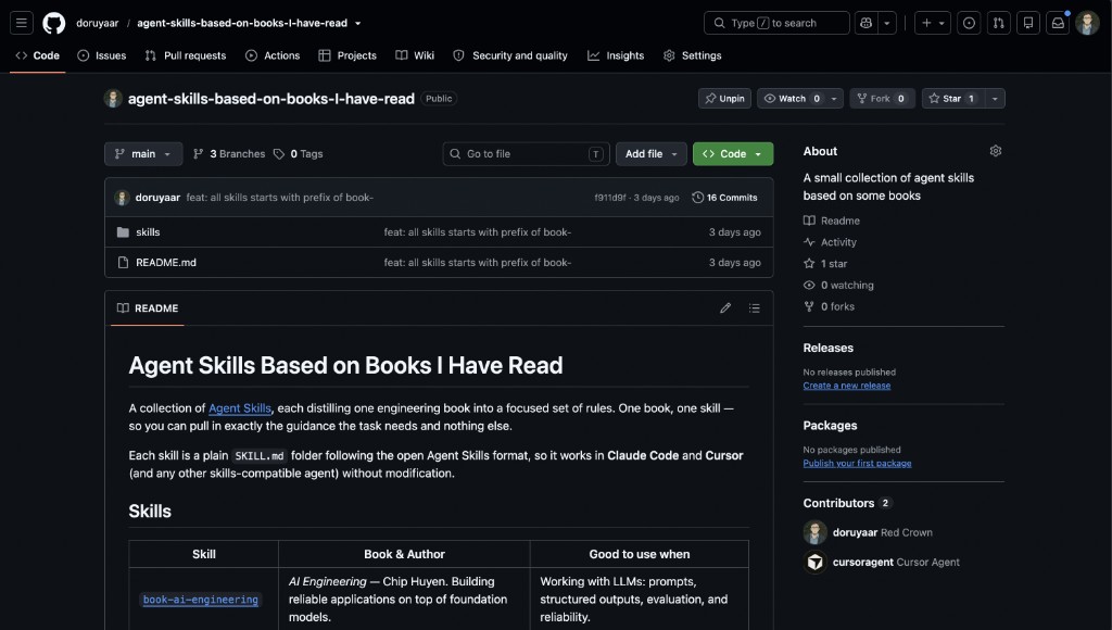 Agent Skills from Books screenshot