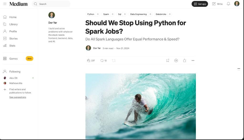 Should We Stop Using Python for Spark Jobs? screenshot